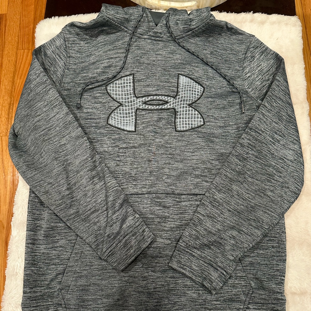 Gray Under Armour hoodie